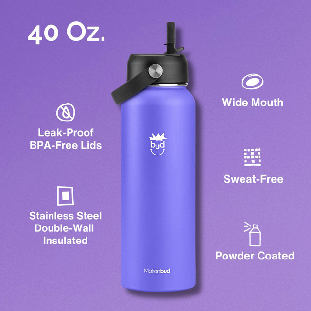 40 Oz. Stainless Steel Wide Mouth